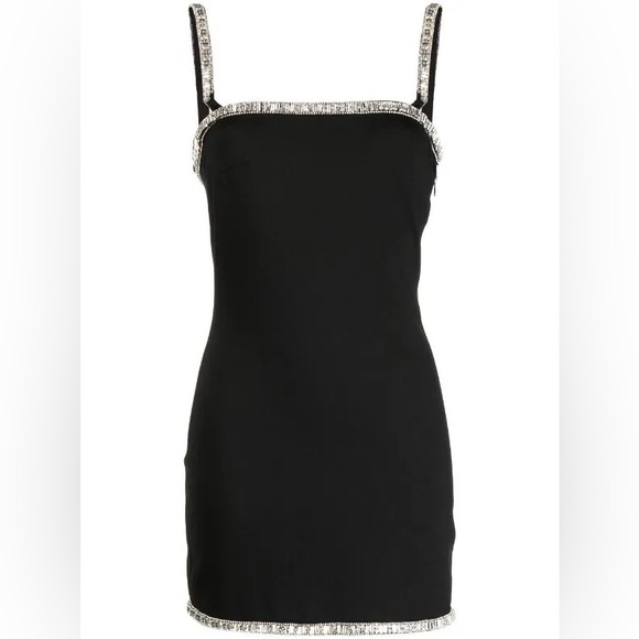 Retrofete New Regina Dress Crystal-Embellished Mini Black Small - Picture 9 of 13